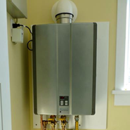 Rinnai tankless water heater services.