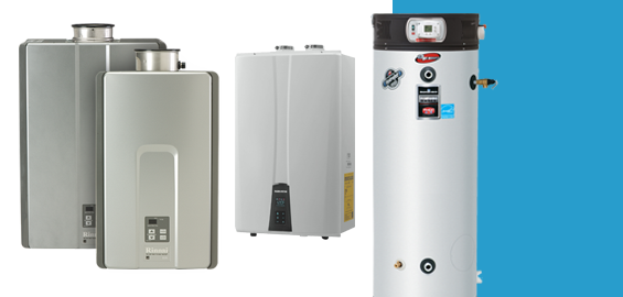 Start enjoying hot water in your home with a high-efficiency water heater.