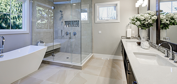 Bathroom remodeling services.