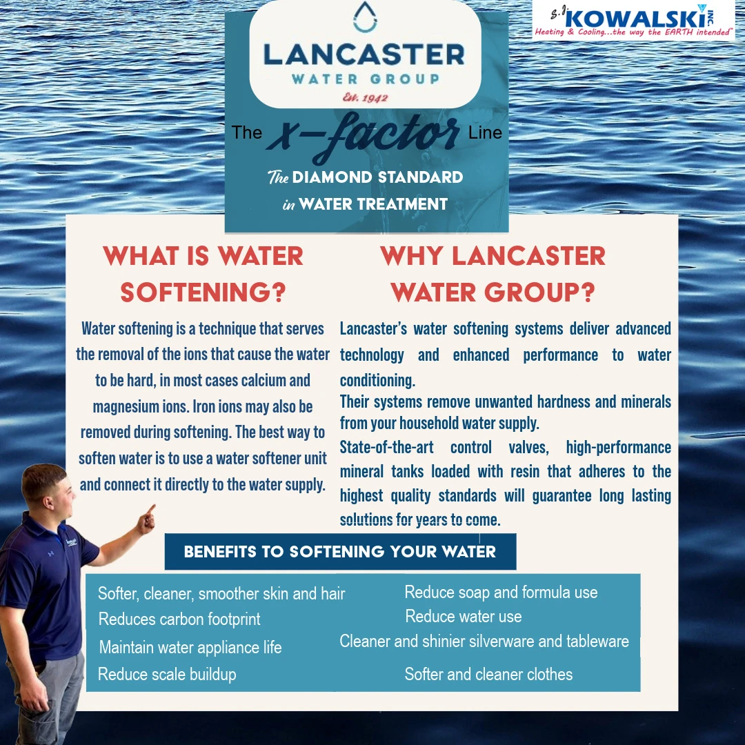 Lancaster Water Group X-Factor Line - what is water softening and the benefits of softening your water